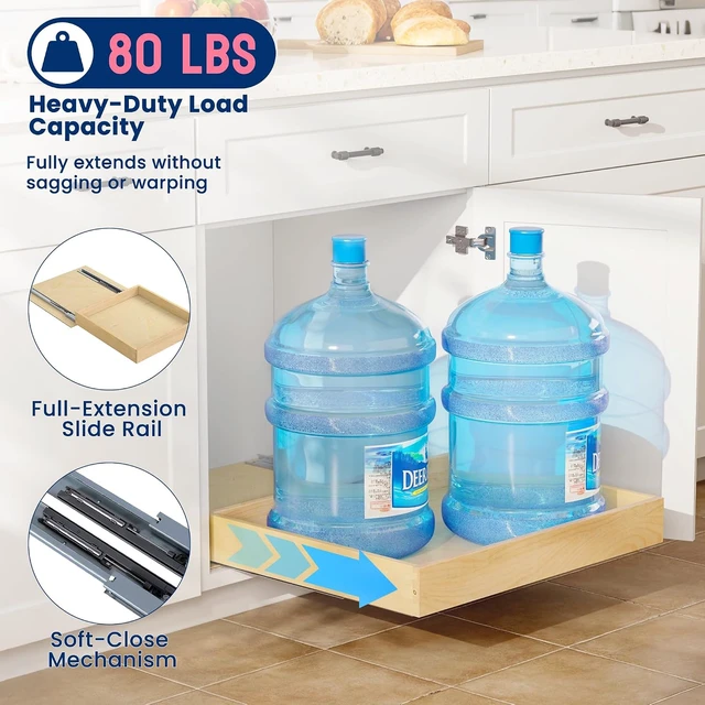 Alt view image 6 of 7 - Heavy-Duty Soft Close Pull Out Drawers for Kitchen Cabinets