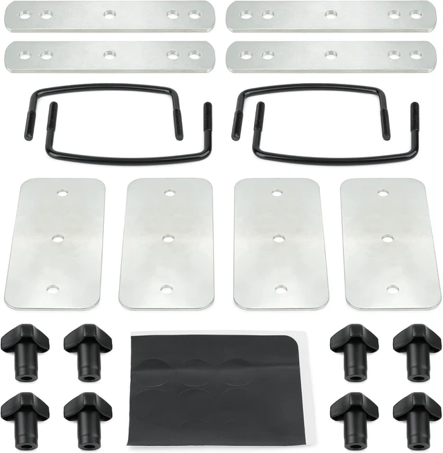 Alt view image 6 of 7 - Car Top Roof Rack Crossbars U-Bolts Mounting Hardware Installation Kit
