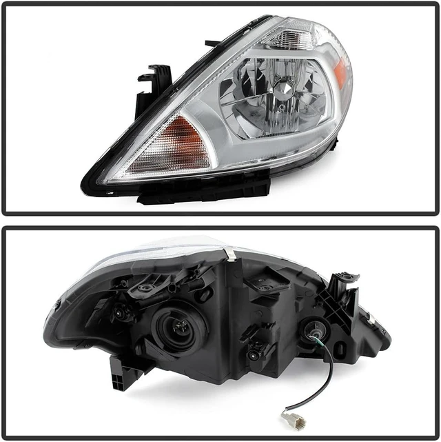Alt view image 2 of 7 - - For 2007-2012 Nissan Versa Replacement Headlight Headlamp - Driver Side Only