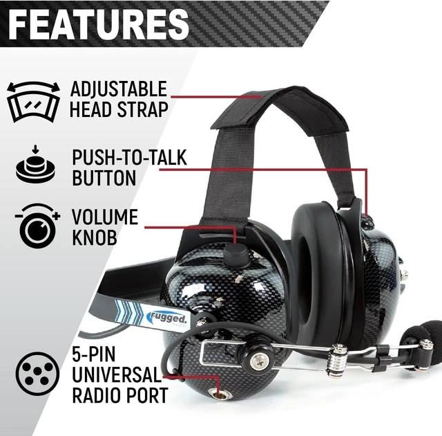 Alt view image 2 of 5 - H41 Behind-the-Head Racing & Industrial Headset