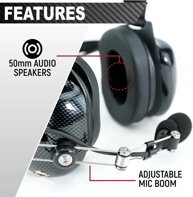 Alt view image 4 of 5 - H41 Behind-the-Head Racing & Industrial Headset