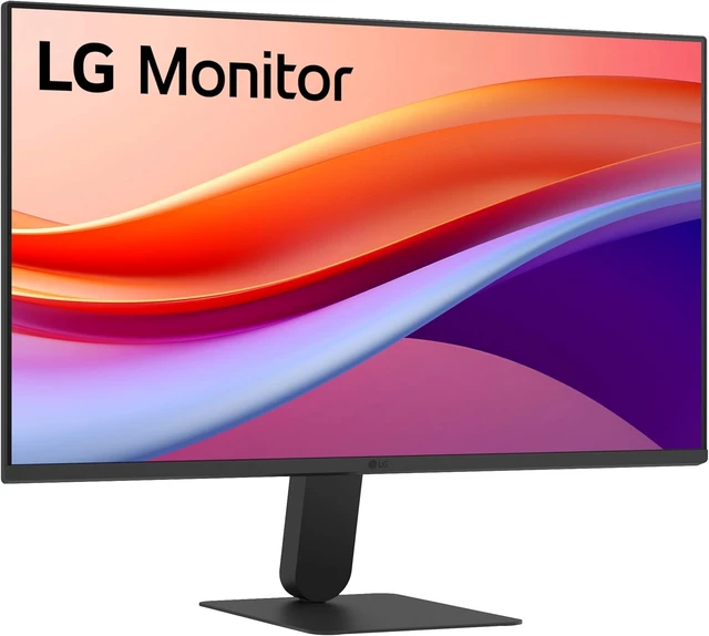Alt view image 2 of 7 - 24U411A-B 24-inch Full HD (1920 x 1080) IPS Computer Monitor, 120Hz, HDR10, Reader Mode, Flicker Safe, HDMI, Slim Stand Base, Black