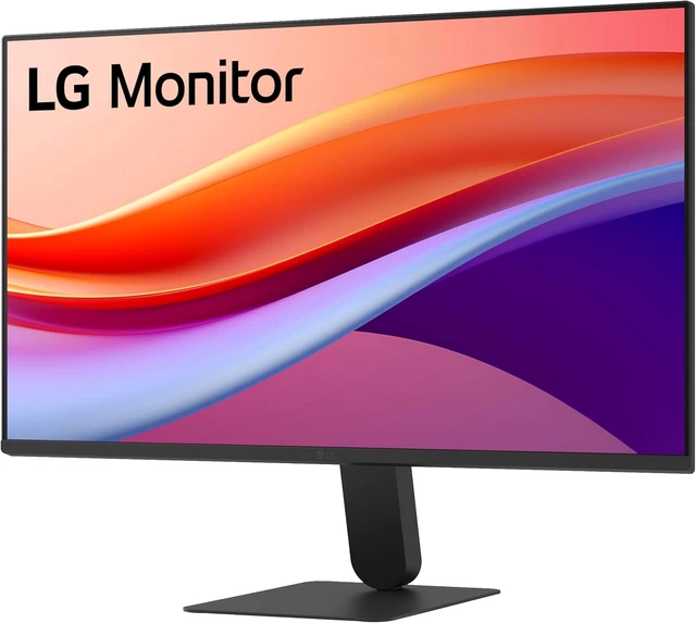 Alt view image 3 of 7 - 24U411A-B 24-inch Full HD (1920 x 1080) IPS Computer Monitor, 120Hz, HDR10, Reader Mode, Flicker Safe, HDMI, Slim Stand Base, Black