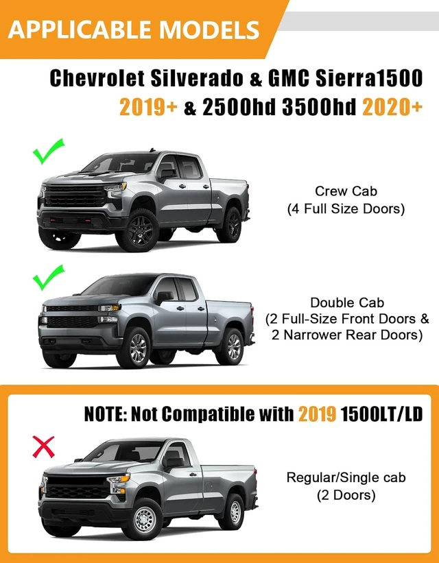 Alt view image 2 of 7 - Under Seat Storage Boxes for 19-26 Chevy Silverado 1500 & GMC Sierra 1500