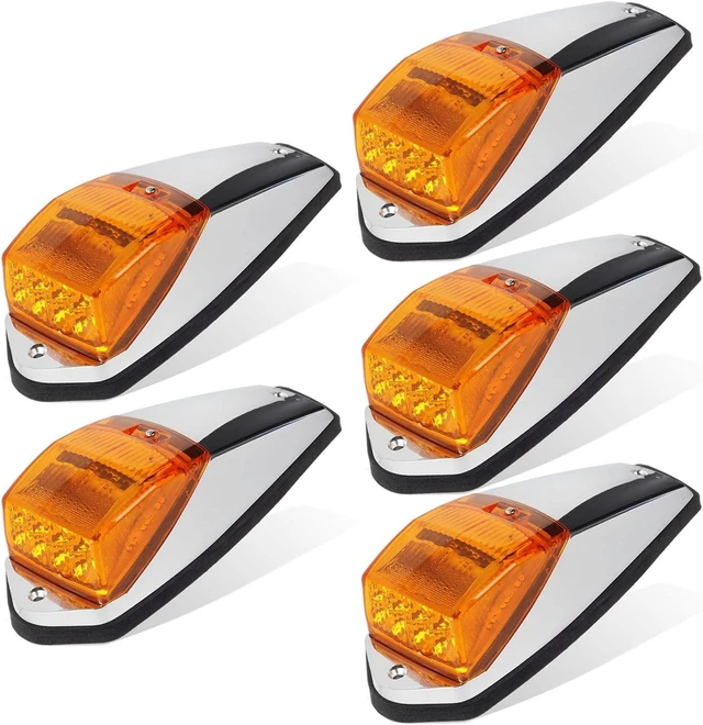 Main image of 31LED Amber Cab Marker Light Waterproof Top Roof Running Cab Lights Compatible with Peterbilt/Kenworth/Freightliner//Western Star/Mack/International/Paccar Trailer Trucks