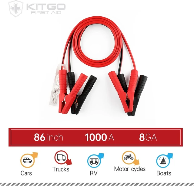 Alt view image 7 of 7 - Car Emergency Kit (126 Piece)Gift for Father Women Friend, Premium Roadside Assistance Essentials with Jumper Cables Tow Rope- Ideal Auto Road Safety Kit for Truck, RV
