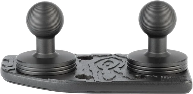 Alt view image 5 of 5 - Metal Dash Mount Cell Phone Holder & Action Camera Bracket Compatible with 2024+ Jeep Wrangler JL, 4xe & Gladiator Dual 20mm Ball Base (Driver Side Magsafe Compatible)
