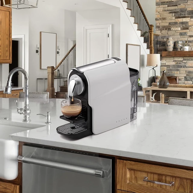 Alt view image 6 of 7 - Espresso Pod Machine for Home, Capsule Coffee Maker for NS Original Pods, 20 Bar High Pressure Pump, 22oz Removable Water Tank, Adjustable Cup Tray, 1350W