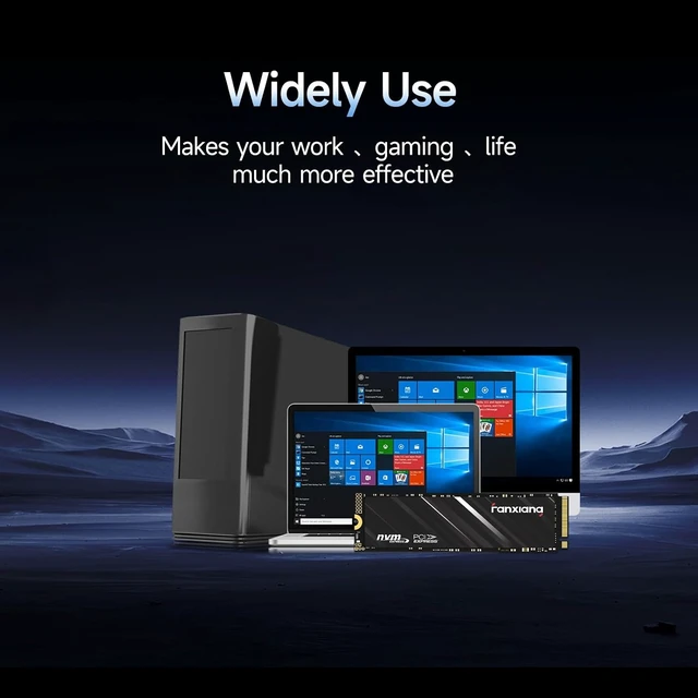 Alt view image 7 of 7 - S501Q SSD 512GB PCle 3.0x4 Internal Solid State Drive, NVMe M.2 2280 Internal Solid State Drive, SLC Cache 3D NAND Up to 3000MB/s for Laptop and PC Desktops
