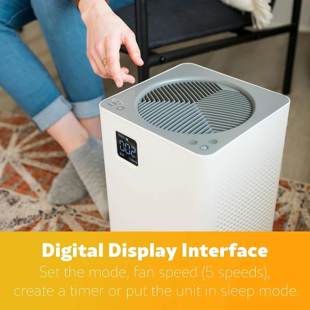 Alt view image 6 of 7 - Air Purifiers with H13 True HEPA Filter, Covers Up to 1200 Sq.Foot