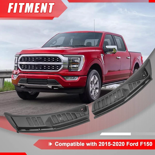 Alt view image 6 of 7 - Windshield Wiper Cowl Cover Panel Compatible with 2015-2020 Ford F150