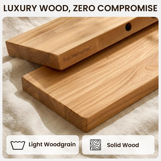 Alt view image 4 of 7 - Floating Shelves for Wall, 24"x9.3" Solid Wood Floating Live Edge Shelf, Heavy-Duty Wall Shelf with Invisible Brackets, Set of 2 for Living Room, Bedroom, and Kitchen, Natural Finish