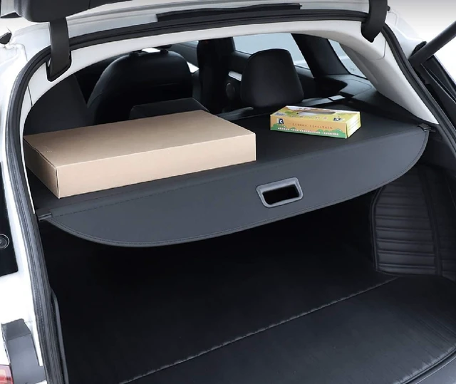 Alt view image 2 of 3 - Black Retractable Cargo Cover Compatible with Honda Passport 2026 2027, Rear Cargo Privacy Screen Luggage Security Shade Shield Car Trunk Cover for 2026 Passport Accessories