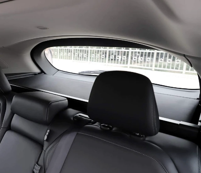 Alt view image 3 of 3 - Black Retractable Cargo Cover Compatible with Honda Passport 2026 2027, Rear Cargo Privacy Screen Luggage Security Shade Shield Car Trunk Cover for 2026 Passport Accessories