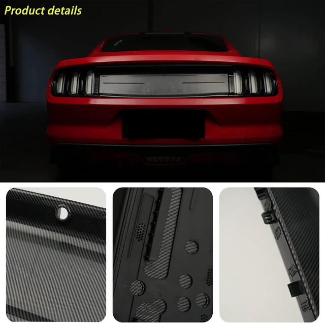 Alt view image 5 of 6 - Rear Decklid Panel Trim for Ford Mustang Accessories 2015-2022