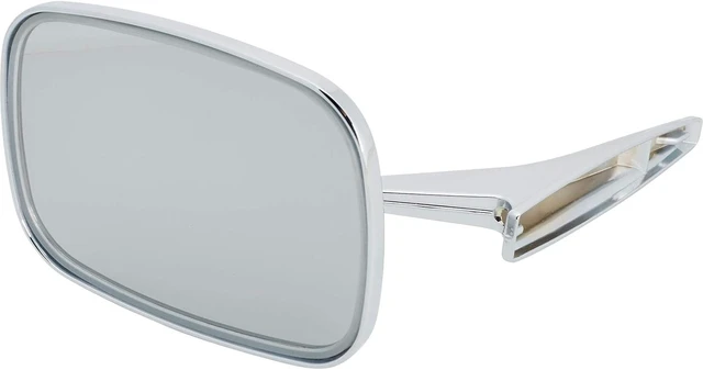 Alt view image 2 of 5 - 1968-1969 Chevelle Chrome Door Mirror Set, Includes Left and Right Mirrors, Mounting Screws, Brackets, and Gaskets, Fits 68-69 Camaro, 69-72 Nova