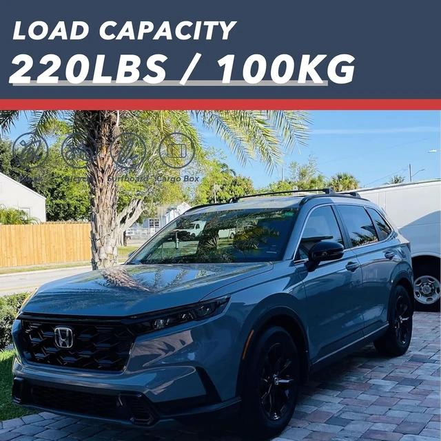 Alt view image 4 of 7 - Roof Rack Cross Bars for 2023-2026 Honda CRV & CR-V Sport Hybrid