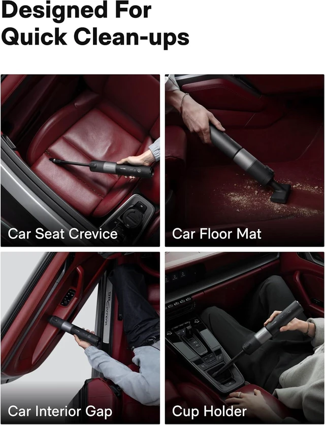 Alt view image 3 of 7 - Car Vacuum Portable Cordless, Handheld Vacuum with Case, 20000Pa
