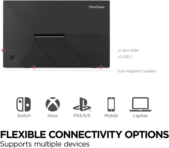 Alt view image 5 of 7 - VA1653 16 Inch 1080p Portable Monitor, FHD IPS External Screen