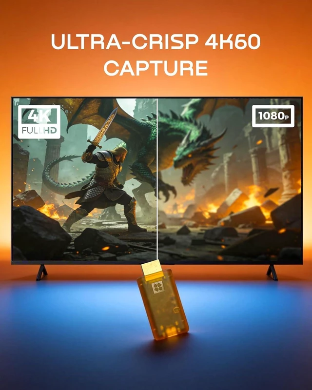 Alt view image 5 of 7 - ShadowCast 3 Pro 4K60 Capture Card HDMI Passthrough USB-C