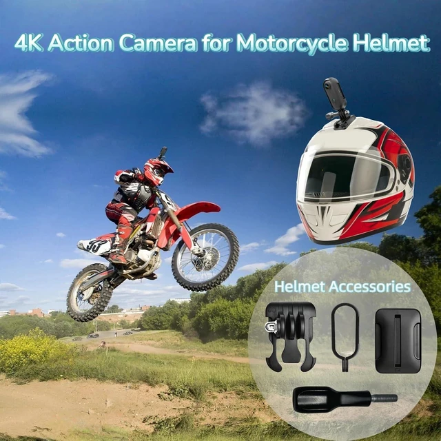 Alt view image 5 of 7 - 4K Thumb Action Camera with Memory Card Mini Body Camera with WiFi Magnetic Clip Wearable Hands-Free Recording POV Camera, Waterproof case, Mount Anywhere for Sports Vlogging Cycling (Dark Black,128G)