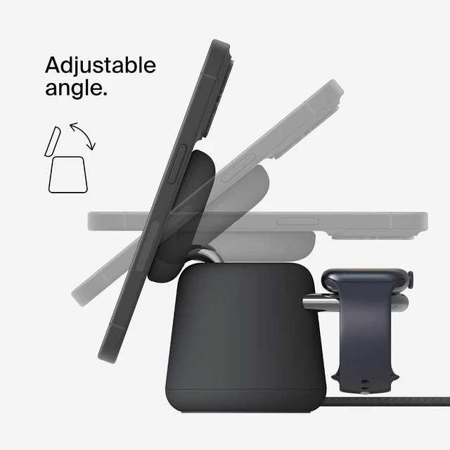 Alt view image 5 of 7 - Qi2 15W Wireless Charging Dock, 2 in 1 Fast iPhone Charger