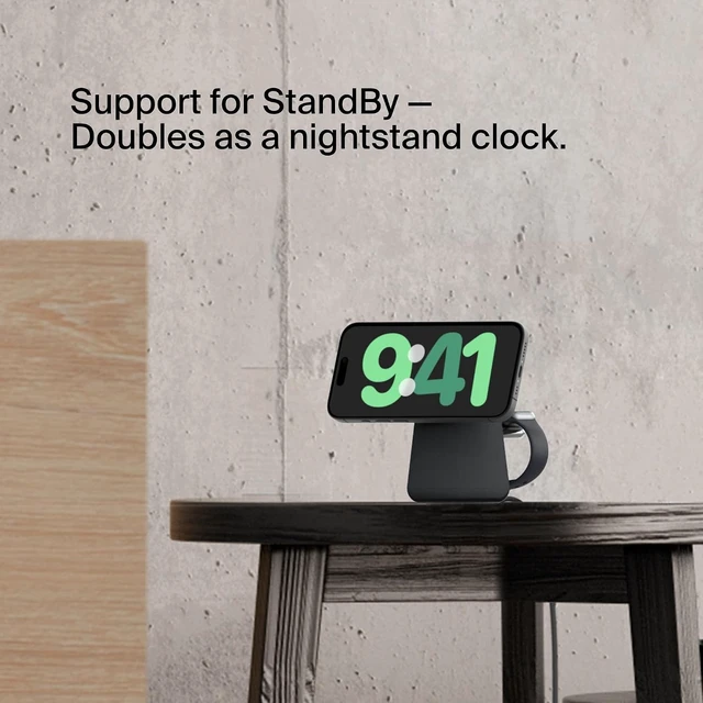 Alt view image 6 of 7 - Qi2 15W Wireless Charging Dock, 2 in 1 Fast iPhone Charger