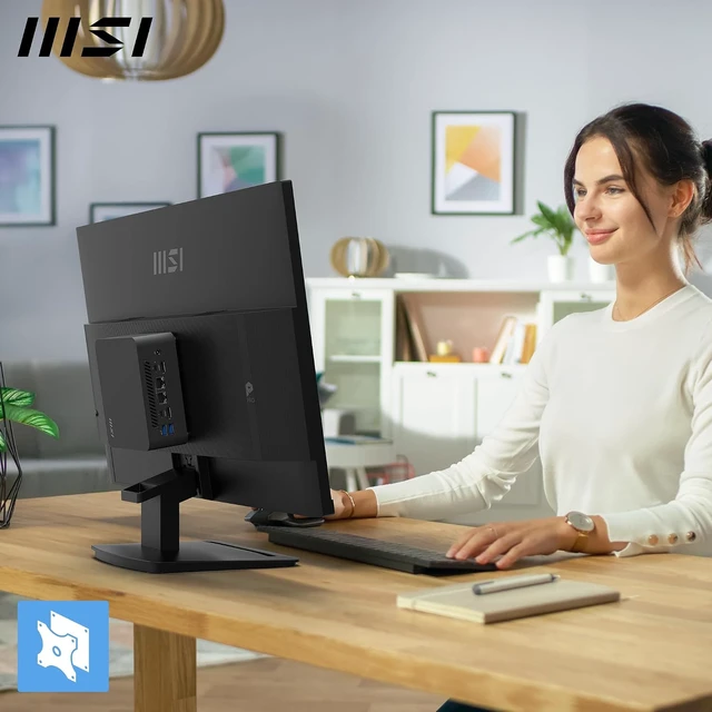 Alt view image 6 of 7 - PRO MP243L E14 24-inch IPS 1920 x 1080 (FHD) Gaming Office Monitor, 144Hz, Free-Synch, HDR Ready, HDMI, VGA Port,VESA Mountable, Tilt, 4-Side Slim Bezel,1ms, Black