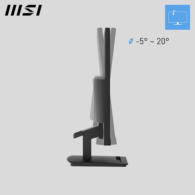 Alt view image 7 of 7 - PRO MP243L E14 24-inch IPS 1920 x 1080 (FHD) Gaming Office Monitor, 144Hz, Free-Synch, HDR Ready, HDMI, VGA Port,VESA Mountable, Tilt, 4-Side Slim Bezel,1ms, Black