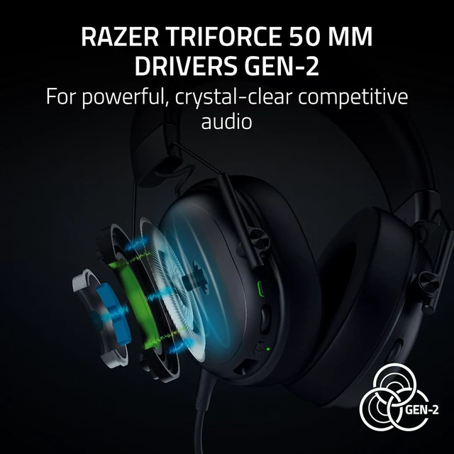 Alt view image 3 of 7 - BlackShark V3 X HyperSpeed Wireless PC Gaming Headset, Black
