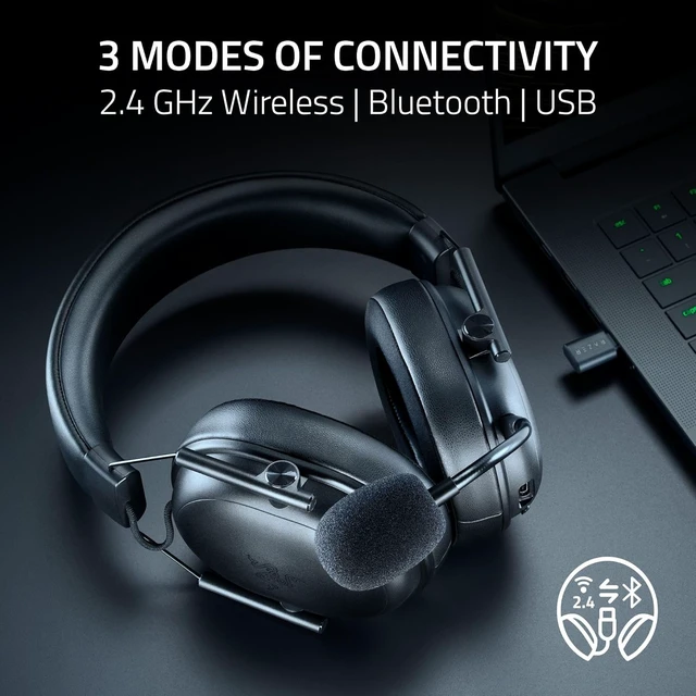 Alt view image 6 of 7 - BlackShark V3 X HyperSpeed Wireless PC Gaming Headset, Black