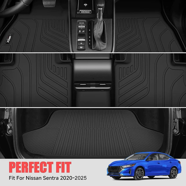 Alt view image 3 of 7 - Floor Mats & Trunk Mat for 2020-2025 Nissan Sentra