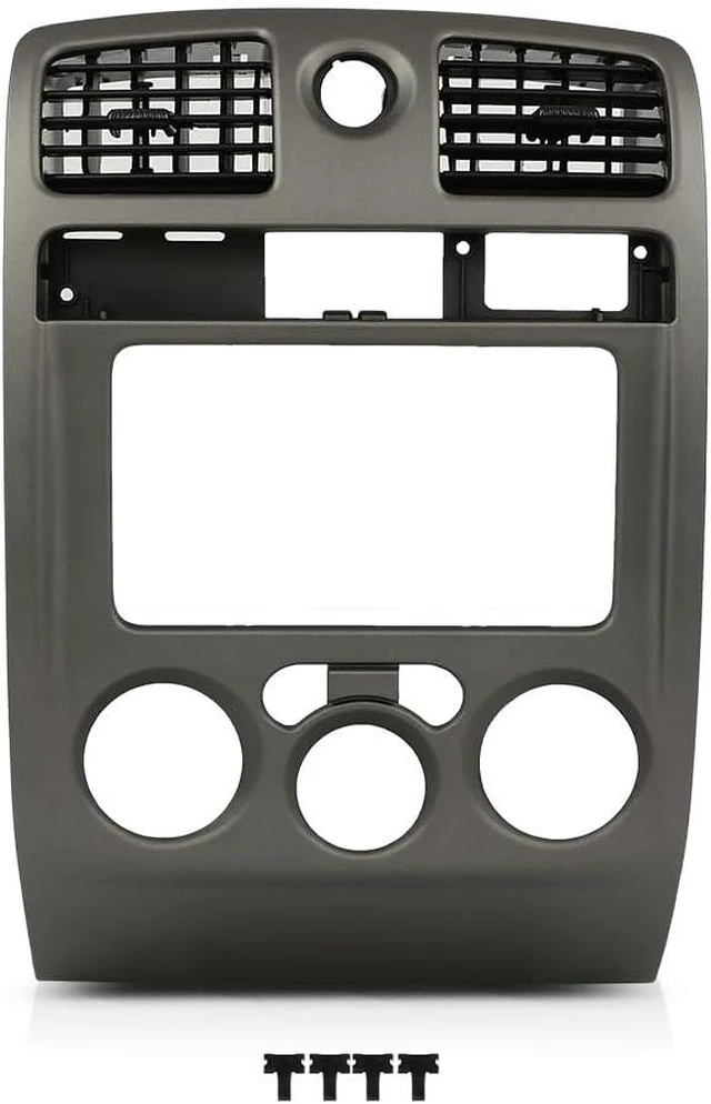 Main image of Radio Dash Bezel Trim Panel Fit Chevy Colorado GMC Canyon 2004-2012,Gray