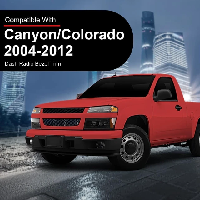 Alt view image 2 of 7 - Radio Dash Bezel Trim Panel Fit Chevy Colorado GMC Canyon 2004-2012,Gray