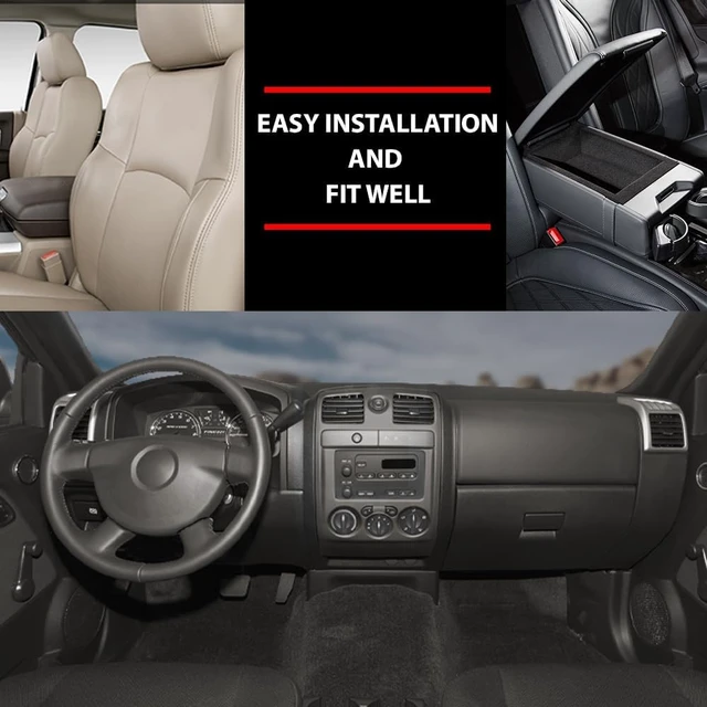 Alt view image 4 of 7 - Radio Dash Bezel Trim Panel Fit Chevy Colorado GMC Canyon 2004-2012,Gray