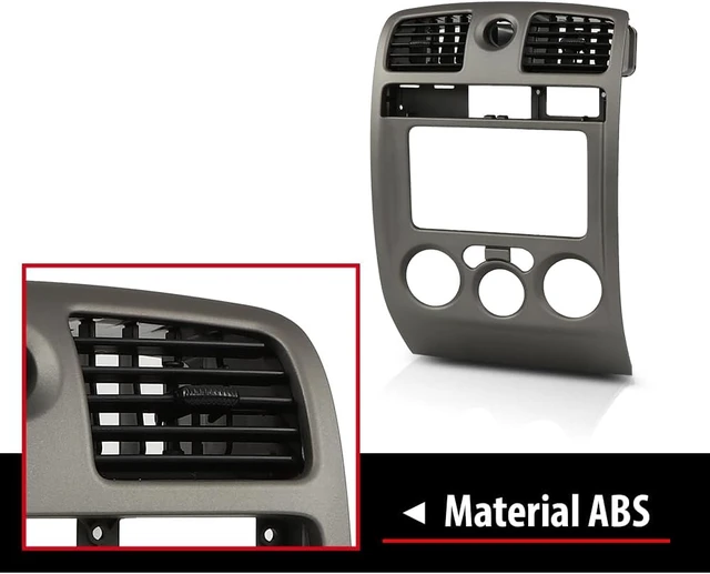Alt view image 5 of 7 - Radio Dash Bezel Trim Panel Fit Chevy Colorado GMC Canyon 2004-2012,Gray