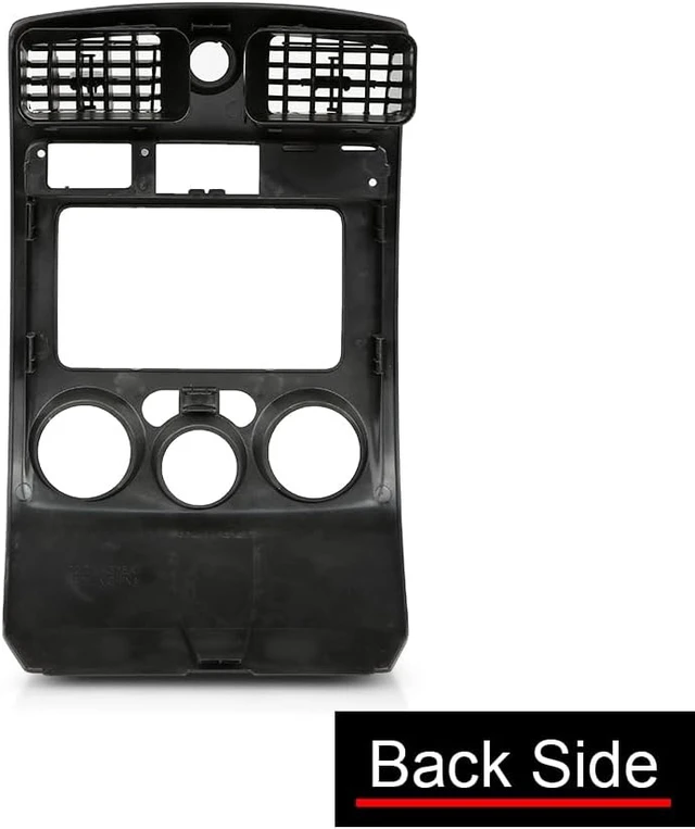 Alt view image 6 of 7 - Radio Dash Bezel Trim Panel Fit Chevy Colorado GMC Canyon 2004-2012,Gray