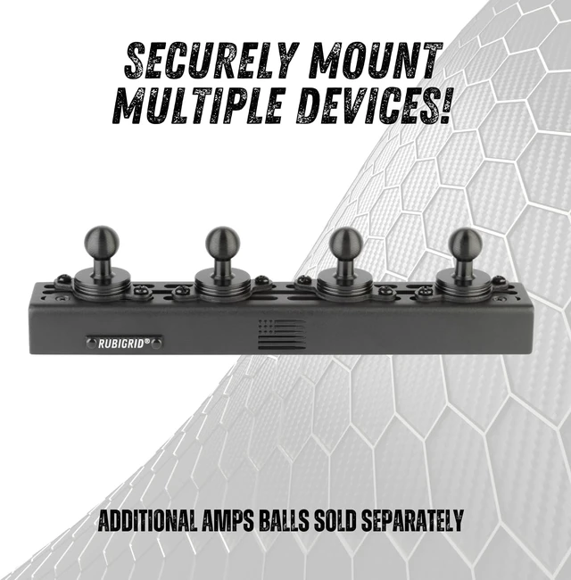 Alt view image 4 of 7 - RubiGrid Metal Dash Mount Phone Holder Compatible with 2014-2018 Chevrolet Silverado/GMC Sierra + 2015-2019 HD