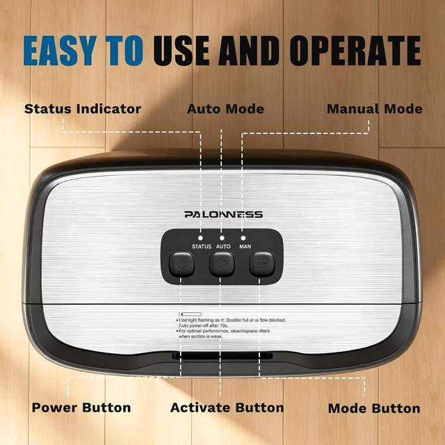 Alt view image 6 of 7 - Pro Touchless Vacuum Automatic Dustpan, 6L Electric Dustpan for Hair Salon