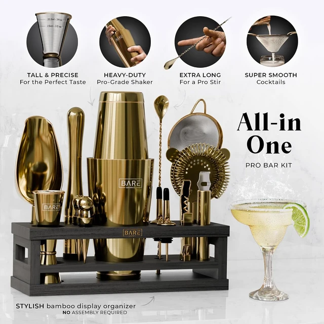 Alt view image 2 of 7 - ® Mixology Bartender Kit Bar Set