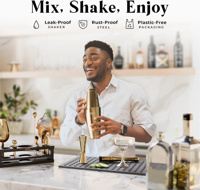 Alt view image 3 of 7 - ® Mixology Bartender Kit Bar Set