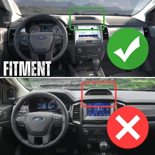 Alt view image 4 of 7 - RubiGrid Metal Dash Mount Phone Holder Multi-Device Mount Compatible with 2019-2023 Ford Ranger