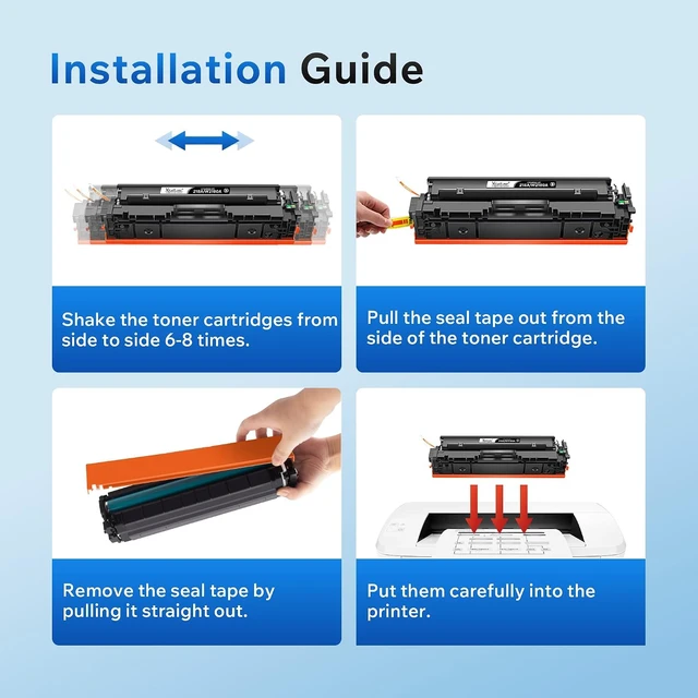 Alt view image 2 of 5 - 218A Compatible for HP 218A Toner Cartridges 4 Pack (with CHIP)