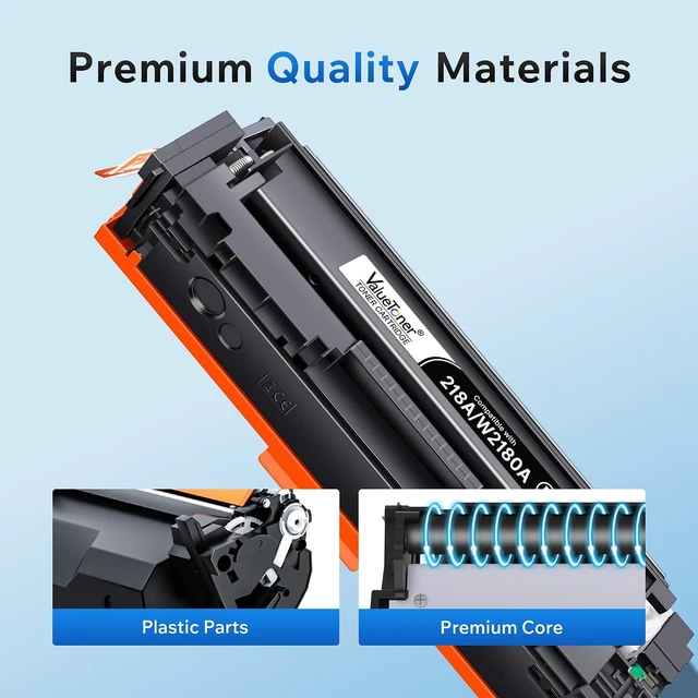 Alt view image 3 of 5 - 218A Compatible for HP 218A Toner Cartridges 4 Pack (with CHIP)