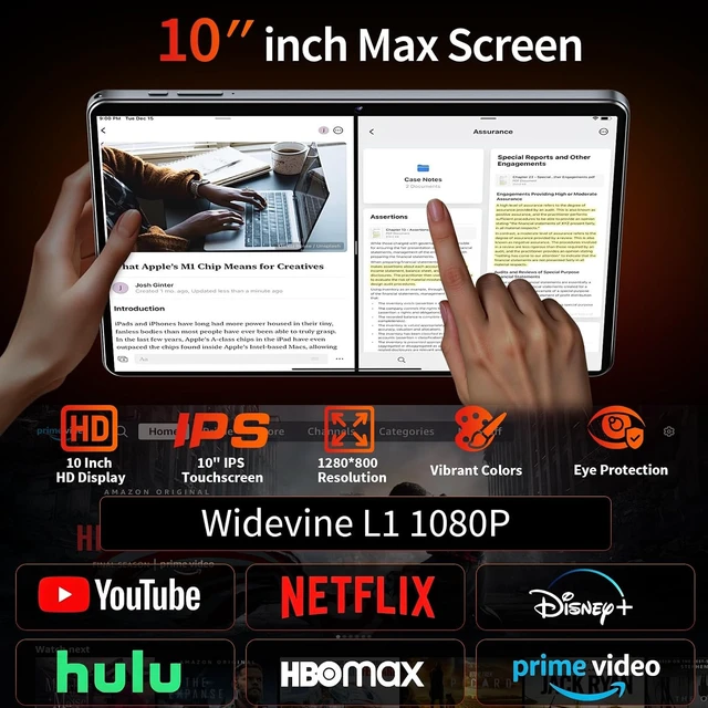 Alt view image 5 of 7 - Android 16 Tablet with Keyboard - 26GB+256GB+2TB Expand, Gemini AI-Green