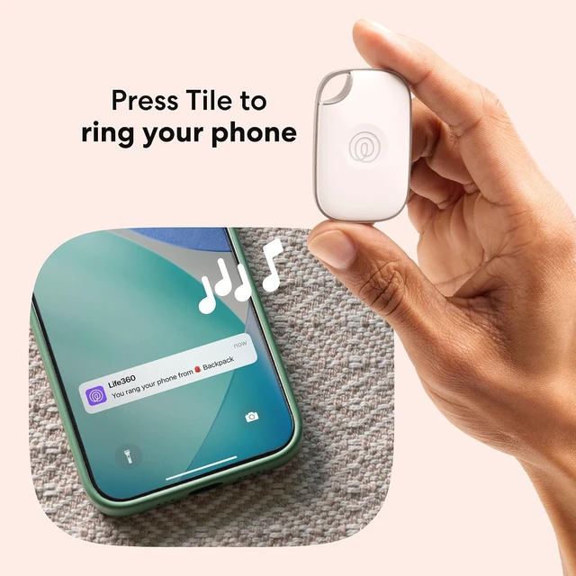Alt view image 4 of 6 - Tile Pro - Powerful Bluetooth Tracker, Key Finder and Item Locator for Keys Bags, and More. Both iOS and Android Compatible. Phone Finder. 4-Pack (Black/White)