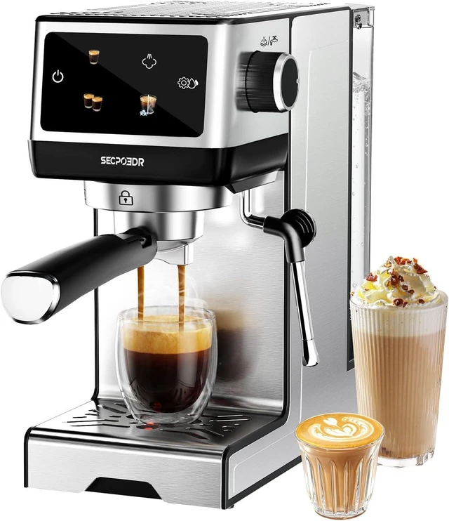 Main image of 20 Bar Espresso Machine with Milk Frother, Cold Brew, Touch Screen