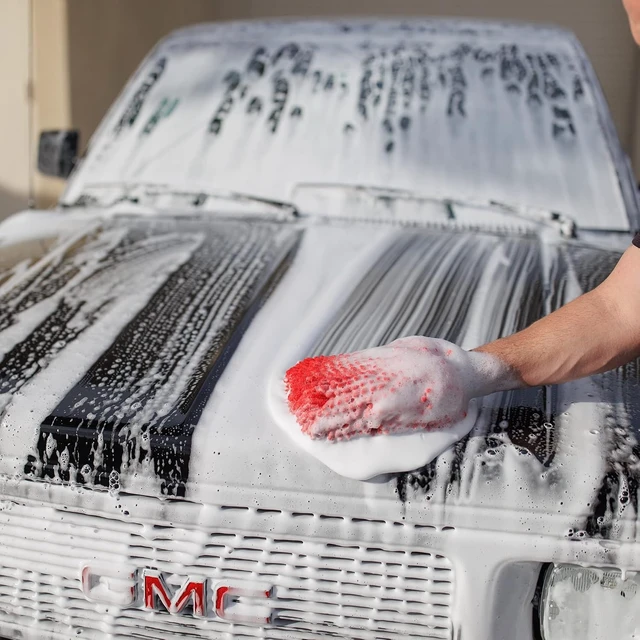 Alt view image 4 of 7 - Car Wash Kit with Bucket Auto Detailing Kit for Interior and Exterior, Car Cleaning Supplies Set with Wash Mitt, Tire Shine, Wheel Cleaner, Car Wax, Microfiber Towels, Car Wash Kit