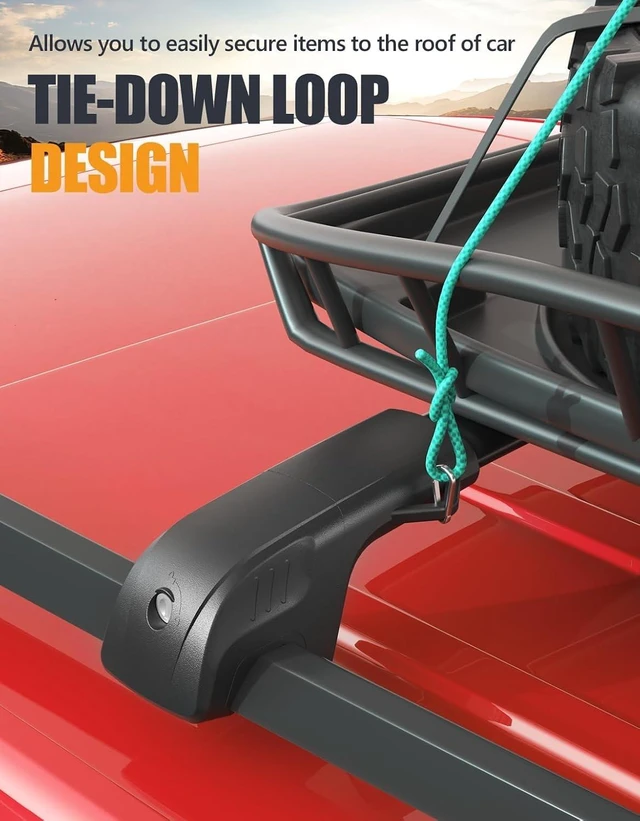 Alt view image 5 of 7 - 300lbs Lockable Roof Rack Cross Bars for Ford Explorer 2011-2015