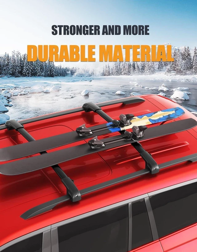 Alt view image 6 of 7 - 300lbs Lockable Roof Rack Cross Bars for Ford Explorer 2011-2015